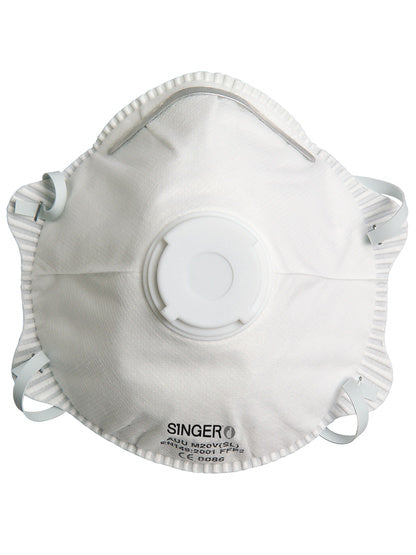 Masque à valve FFP2 - Boite de 10 pièces